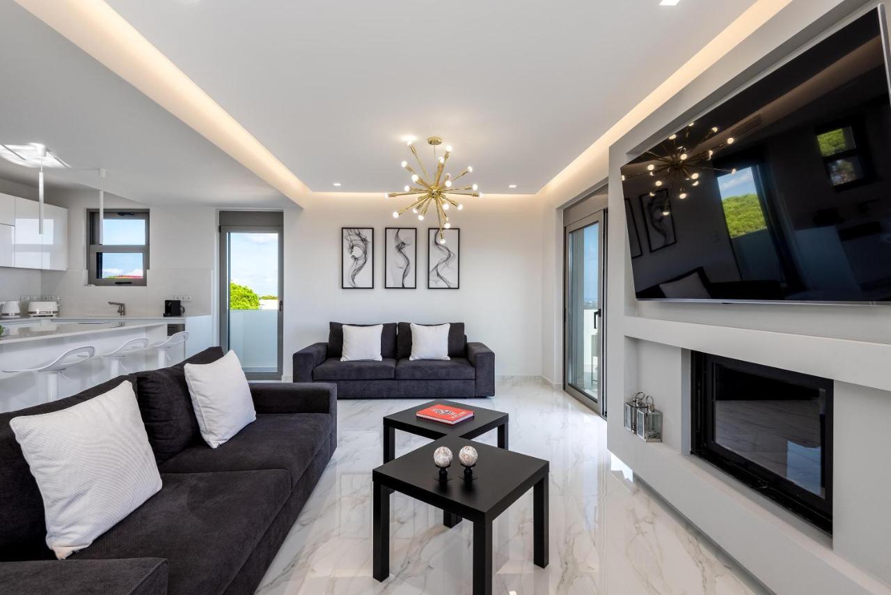 Ferienwohnung Panorama Luxury Penthouse Ixia  Exterior foto