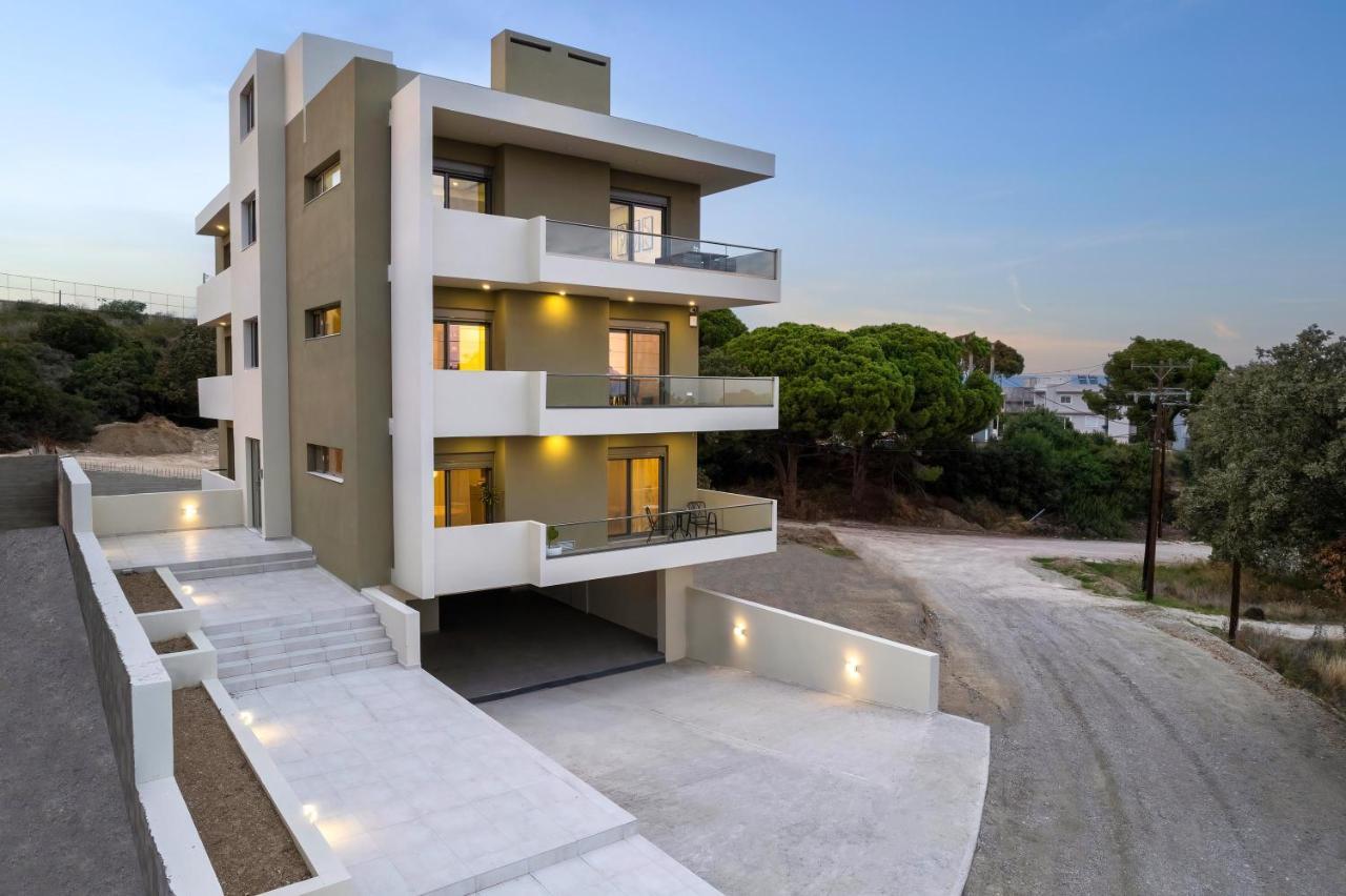 Ferienwohnung Panorama Luxury Penthouse Ixia  Exterior foto